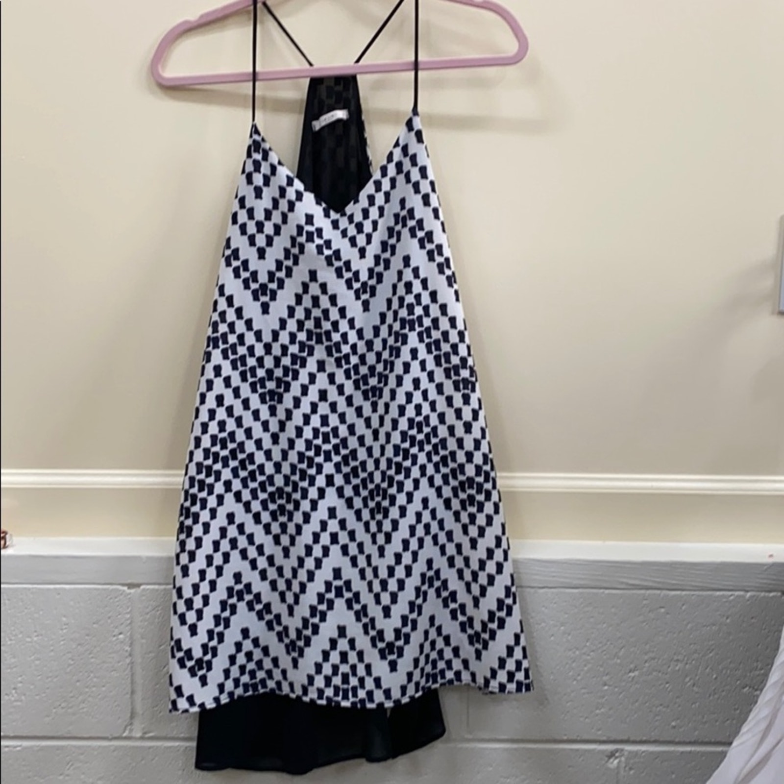Le Lis L Anthropologie Black & White Print Dress
